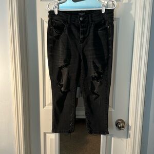 Judy Blue skinny fit capris size 11 black